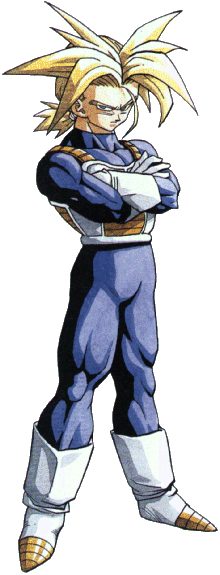 [Image: SSJ Trunks with arms crossed]